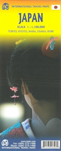 International Travel Map ITM Japan: Waterproof International Travel Map ITM Japan: Waterproof