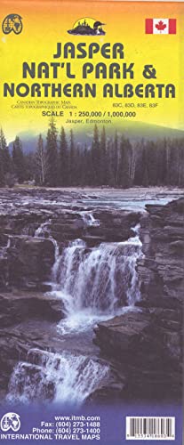 International Travel Map ITM Jasper National Park & Northern Alberta: Jasper, Edmonton International Travel Map ITM Jasper National Park & Northern Alberta: Jasper, Edmonton