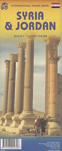 International Travel Map ITM Jordan & Syria International Travel Map ITM Jordan & Syria