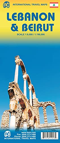 International Travel Map ITM Lebanon & Beirut (Travel Reference Map) International Travel Map ITM Lebanon & Beirut (Travel Reference Map)