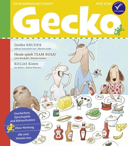 Gecko Kinderzeitschrift Band 85: Die Bilderbuchzeitschrift von Edition Loris