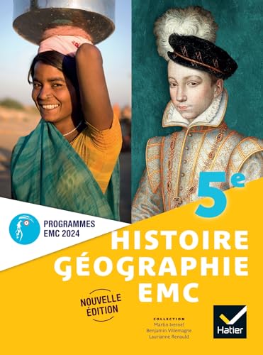 Histoire-Géographie-EMC 5e - Ed. 2024 - Livre élève
