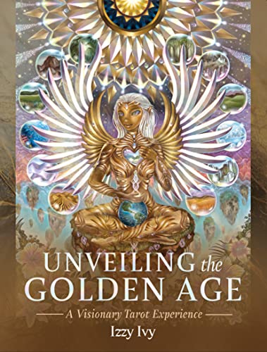 Unveiling the Golden Age: A Visionary Tarot Experience Deluxe Tarot Set von Blue Angel Gallery