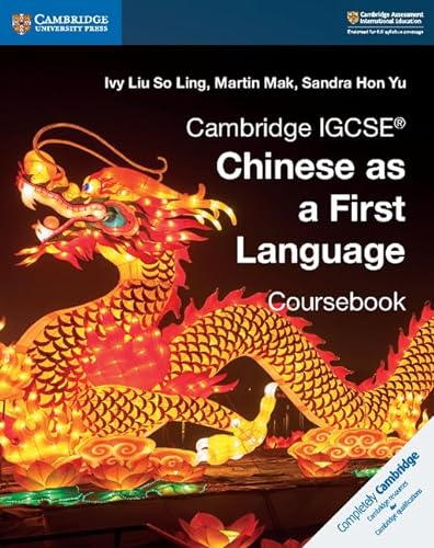 Cambridge Igcsea Chinese As a First Language Coursebook (Cambridge International Igcse) von Cambridge University Press