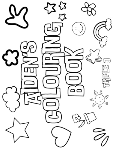 Aiden's Colouring Book: Personalised with Your Name on Every Page Aiden's Colouring Book: Personalised with Your Name on Every Page von Independently published