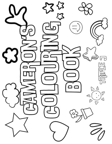 Cameron's Colouring Book: Personalised with Your Name on Every Page Cameron's Colouring Book: Personalised with Your Name on Every Page von Independently published