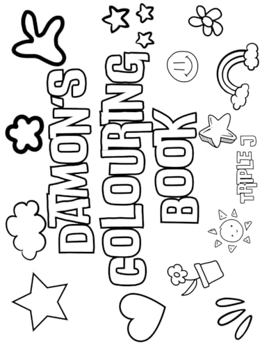 Damon's Colouring Book: Personalised with Your Name on Every Page Damon's Colouring Book: Personalised with Your Name on Every Page von Independently published