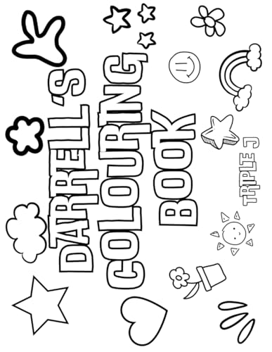 Darrell's Colouring Book: Personalised with Your Name on Every Page Darrell's Colouring Book: Personalised with Your Name on Every Page von Independently published