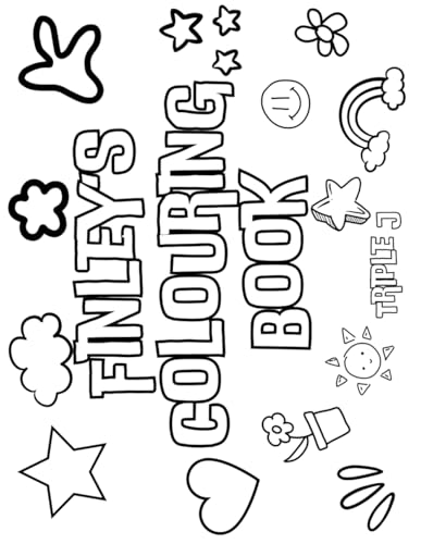 Finley's Colouring Book: Personalised with Your Name on Every Page Finley's Colouring Book: Personalised with Your Name on Every Page von Independently published