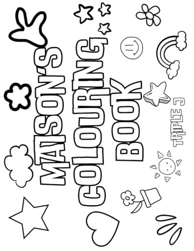 Maison Colouring Book: Personalised with Your Name on Every Page Maison Colouring Book: Personalised with Your Name on Every Page von Independently published