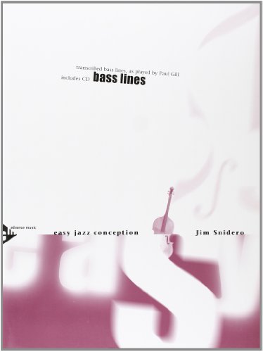 EASY JAZZ CONCEPTION BASS LINES BASSE +CD