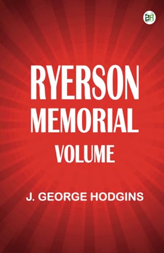 Ryerson Memorial Volume von Zinc Read