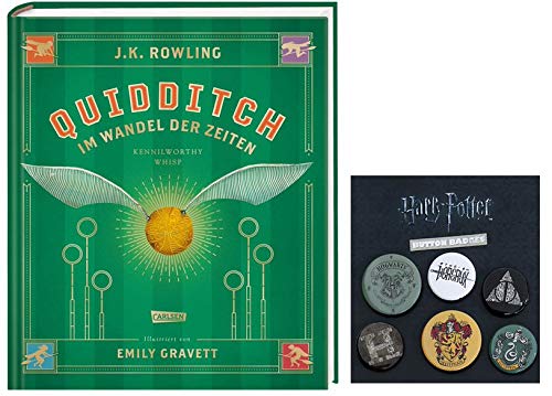 Harry Potter SCHMUCKAUSGABE: Quidditch im Wandel der Zeiten + 1 original Button