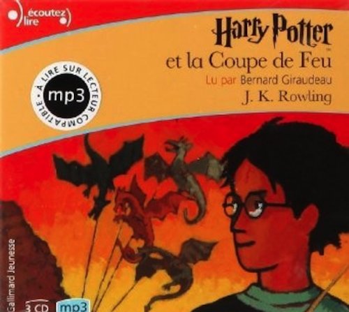 Harry Potter et la COupe de Feu (French edition of Harry Potter and the Goblet of FIre) - 2 MP3 compact discs