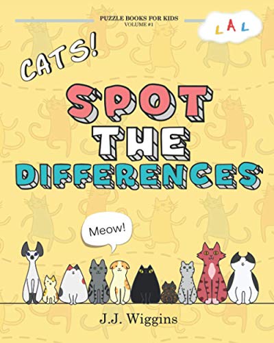 Spot the Differences: Cats (Puzzle Books for Kids, Band 1)
