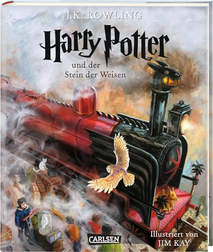 Harry Potter und der Stein der Weisen (Schmuckausgabe Harry Potter 1): Vierfarbig illustrierte Ausgabe mit großformatigen Bildern und Lesebändchen – der Kinderbuch-Klassiker zum Vorlesen von Carlsen Verlag GmbH