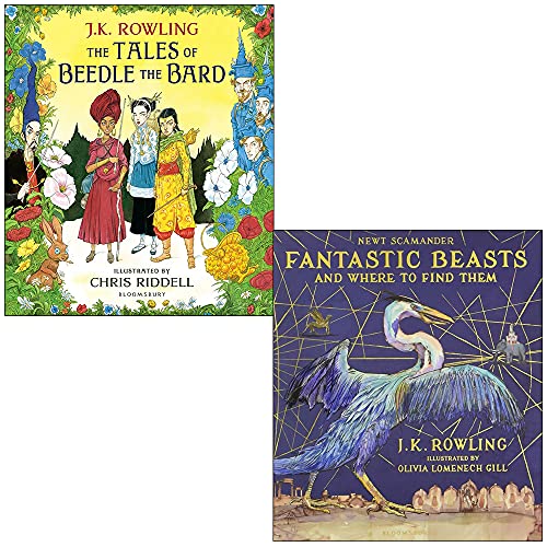 The Tales of Beedle the Bard Illustrated Edition & Fantastic Beasts and Where to Find Them: Illustrated Edition By J.K. Rowling 2 Books Collection Set The Tales of Beedle the Bard Illustrated Edition & Fantastic Beasts and Where to Find Them: Illustrated Edition By J.K. Rowling 2 Books Collection Set