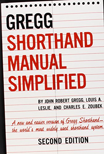 The GREGG Shorthand Manual Simplified von McGraw-Hill Education
