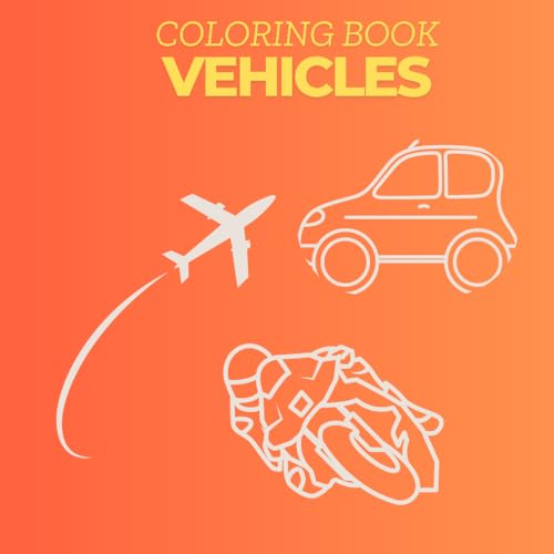 Coloring book vehicles von Independently published