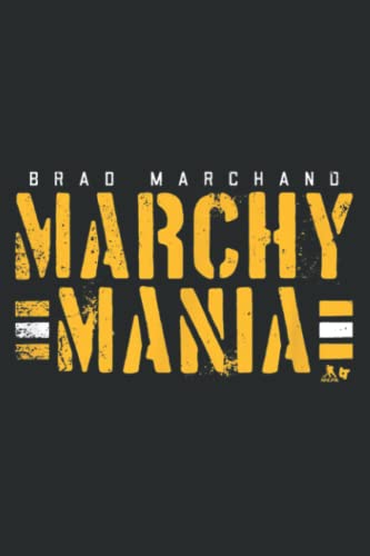 Officially Licensed Brad Marchand Marchy Mania: Notebook: 6x9 120 Pages, Lined College Ruled Paper, Journal, Matte Finish Cover, Diary, Planner
