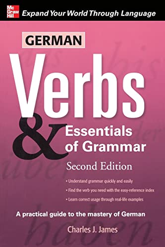 German Verbs & Essential of Grammar, Second Edition (Verbs and Essentials of Grammar) von McGraw-Hill Education