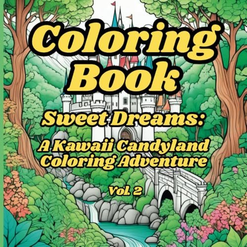 Coloring Book - Sweet Dreams: A Kawaii Candyland Coloring Adventure: A Whimsical Journey Through a World of Cute and Magical Treats von Independently published