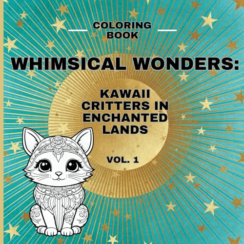 Coloring Book - Whimsical Wonders: Kawaii Critters in Enchanted Lands: A Magical Coloring Journey Through Cute and Dreamy Worlds von imprint