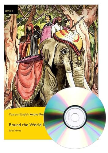 L2:Round Wrld 80 Days Bk & M-ROM Pk: Text in English (Pearson English Active Readers)