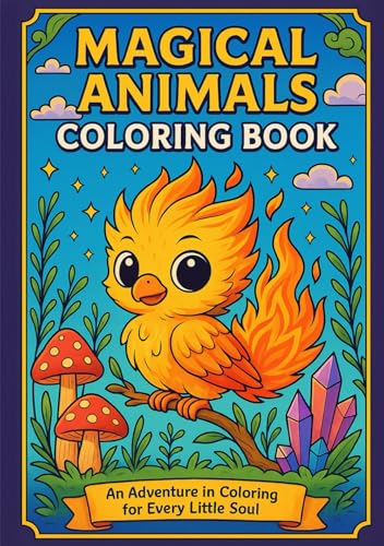 Magical Animals coloring book: An adventure in coloring for every Litle Soul von Independently published