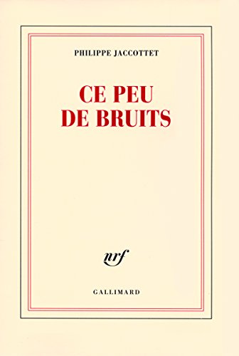 Ce peu de bruits Ce peu de bruits