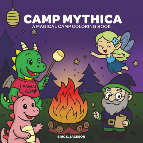 Camp Mythica: A Magical Camp Coloring Book von Independently published