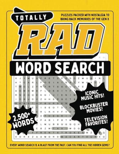 Totally Rad Word Search, Gen-X von Independently published