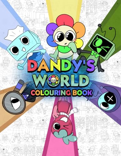 Dan-dy's Worlds Colouring Book: Encourage Creativity with One Sided JUMBO Colouring Pages for Children & Adults von Independently published