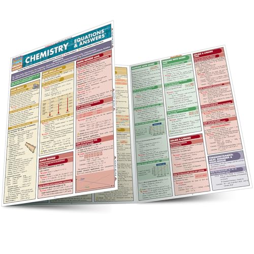 Chemistry Equations & Answers: a QuickStudy Laminated Reference Guide (Quickstudy Reference Guides - Academic) von QuickStudy