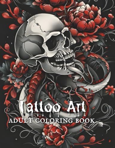 Tattoo Art: Adult Coloring Book von Independently published