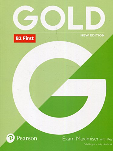 Gold B2 First New Edition Exam Maximiser with Key von Pearson Education