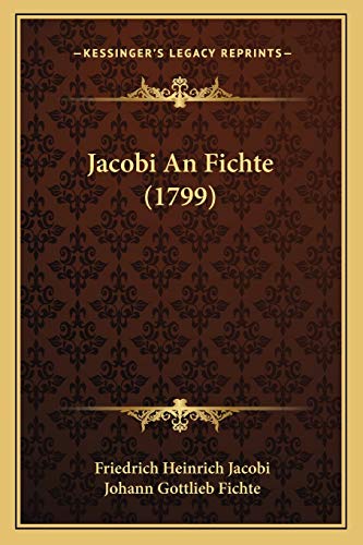 Jacobi An Fichte (1799)