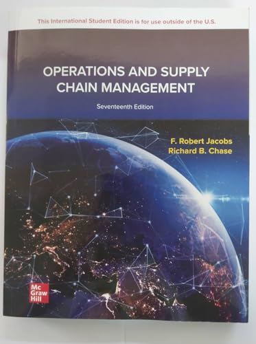 Operations and Supply Chain Management ISE