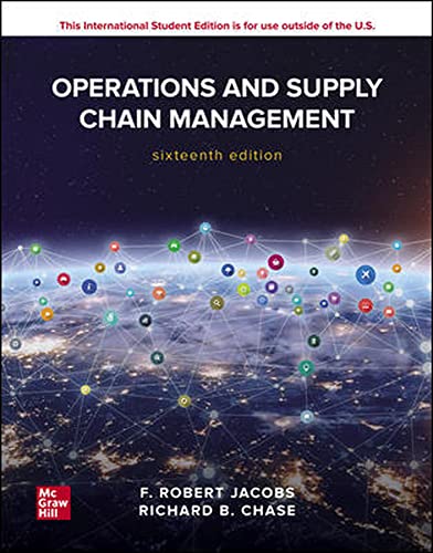 ISE Operations and Supply Chain Management (Scienze)