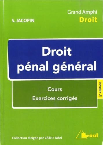 Droit pénal général: cours exercices corrigés von BREAL