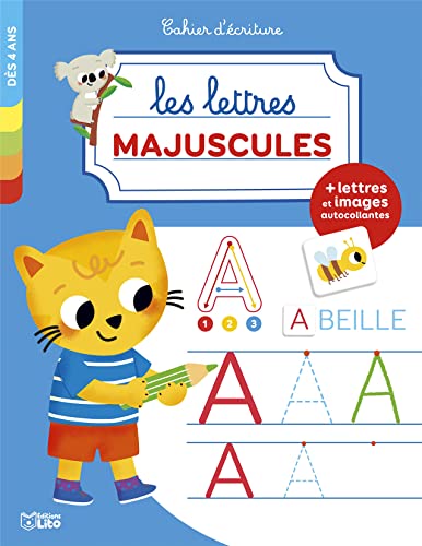 Cahier d'écriture -Les lettres majuscules