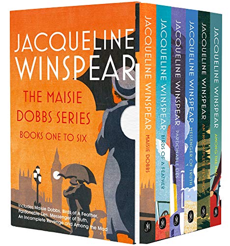 Maisie Dobbs Mystery Series Books 1 - 6 Collection Box Set by Jacqueline Winspear (Maisie Dobbs, Birds of a Feather, Pardonable Lies, Messenger of Truth & MORE!)