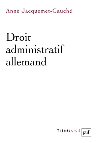Droit administratif allemand von PUF