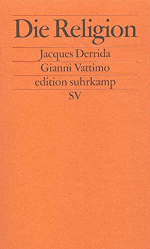 Die Religion (edition suhrkamp) von Suhrkamp Verlag AG