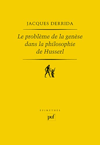 Le problème de la genèse dans la philosophie de Husserl