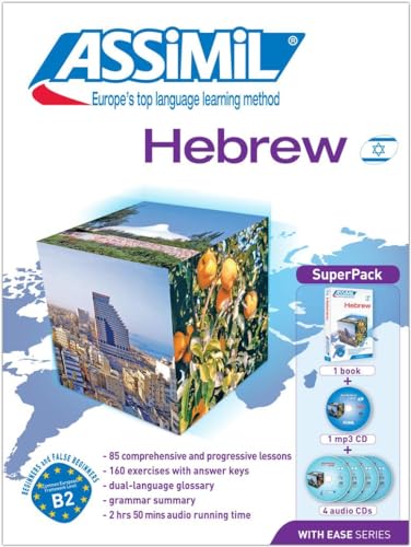 ASSiMiL Hebrew - Audio-Plus-Sprachkurs - Niveau A1-B2: Hebrew for English-speakers - Selbstlernkurs in englischer Sprache, Lehrbuch + 4 Audio-CDs + 1 MP3-CD (Senza sforzo) ASSiMiL Hebrew - Audio-Plus-Sprachkurs - Niveau A1-B2: Hebrew for English-speakers - Selbstlernkurs in englischer Sprache, Lehrbuch + 4 Audio-CDs + 1 MP3-CD (Senza sforzo)