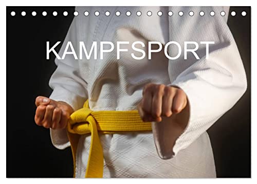 Kampfsport (Tischkalender 2025 DIN A5 quer), CALVENDO Monatskalender von CALVENDO