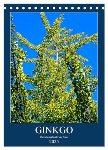 Ginkgo (Tischkalender 2025 DIN A5 hoch), CALVENDO Monatskalender: Ginkgobaum und schöne Details des Baumes von Calvendo
