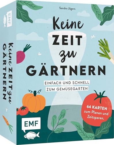 Kartenset: Keine Zeit zu gärtnern – 64 Karten – Einfach und schnell zum Gemüsegarten: Mit Pflanzenporträts zu Gemüse, Kräutern und Obst, Zeitspar-Tipps, Beetplänen, DIYs für den Nutzgarten Kartenset: Keine Zeit zu gärtnern – 64 Karten – Einfach und schnell zum Gemüsegarten: Mit Pflanzenporträts zu Gemüse, Kräutern und Obst, Zeitspar-Tipps, Beetplänen, DIYs für den Nutzgarten von Edition Michael Fischer / EMF Verlag