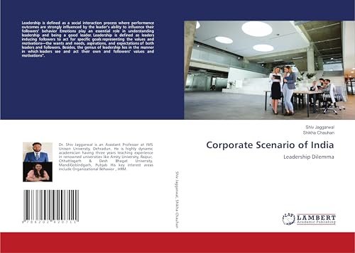 Corporate Scenario of India: Leadership Dilemma von LAP LAMBERT Academic Publishing